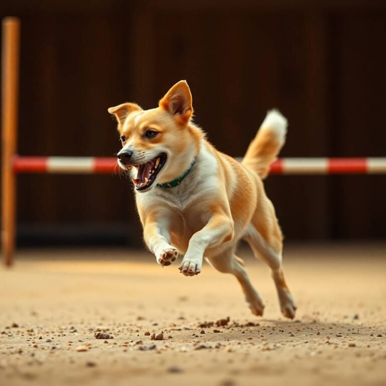 perro obstaculo agility salto